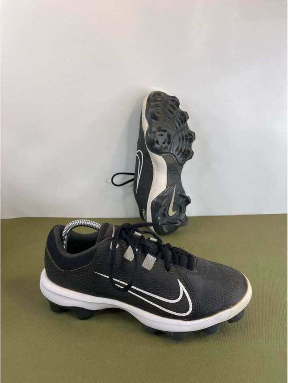 Nike Hyperdiamond 4 Keystone Softball Cleats Black White DC8990-011 Womens 9.5